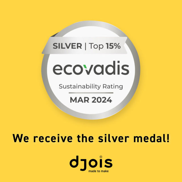 👏 Nous sommes heureux d'annoncer que nous avons obtenu la médaille d'argent EcoVadis 🥇