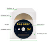 Pack Blu-Ray, 50 pochettes doubles Blu-Ray avec feutre, 2 classeurs