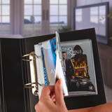 Pack Blu-Ray, 50 pochettes doubles Blu-Ray avec feutre, 2 classeurs