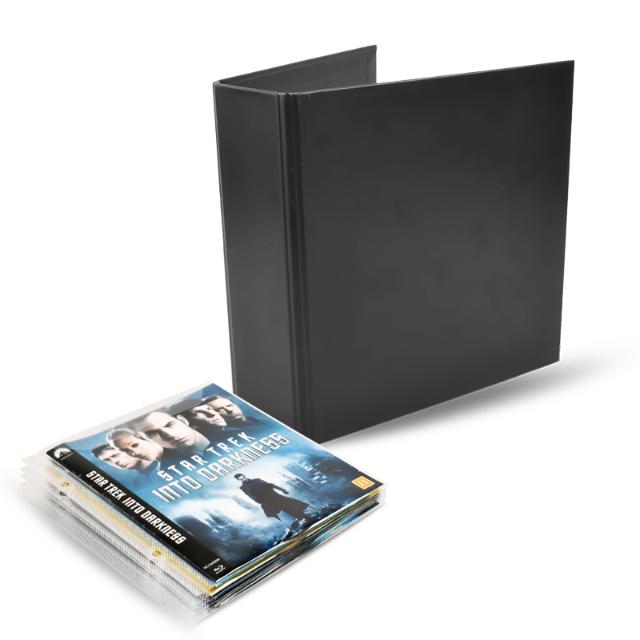 Pack de rangement Blu-Ray - 50 pochettes Blu-Ray, 2 Classeurs