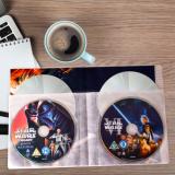 Pochettes pour 4 disques DVD avec feutre