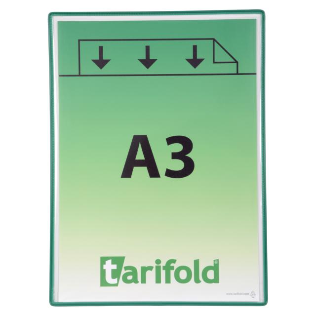 POCHES STANDARD - SANS PIVOTS - A3 - VERT