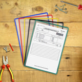 Poche standard Tarifold, sans pivots, A4