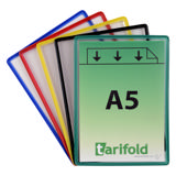 Poche standard Tarifold, sans pivots, A5
