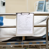 Porte-bloc à suspendre, aluminium, A4, portrait