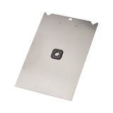 Porte-bloc pour chariot, aluminium, A4, portrait