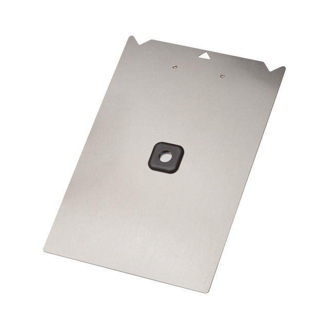 Porte-bloc pour chariot, aluminium, A4, portrait