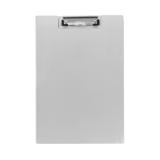 Porte-bloc à rabat, Aluminium, A4, Portrait