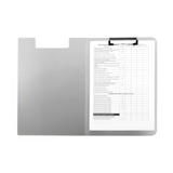 Porte-bloc à rabat, Aluminium, A4, Portrait