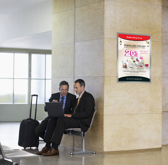 Pochette-Cadre d'affichage adhésif Magneto, grand format, repositionnable, A1