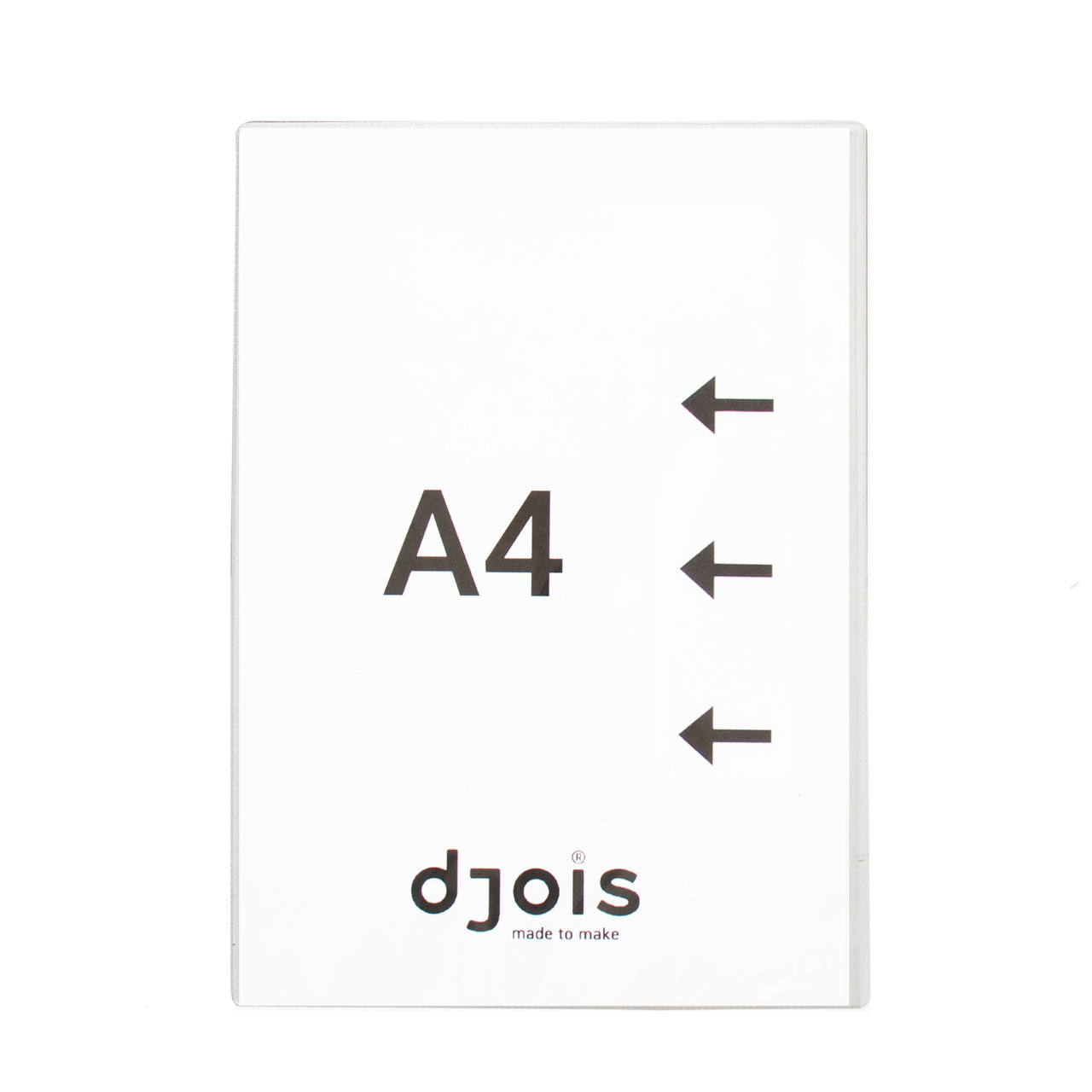 Pochette d'affichage magnétique, ouverture grand côté, A4