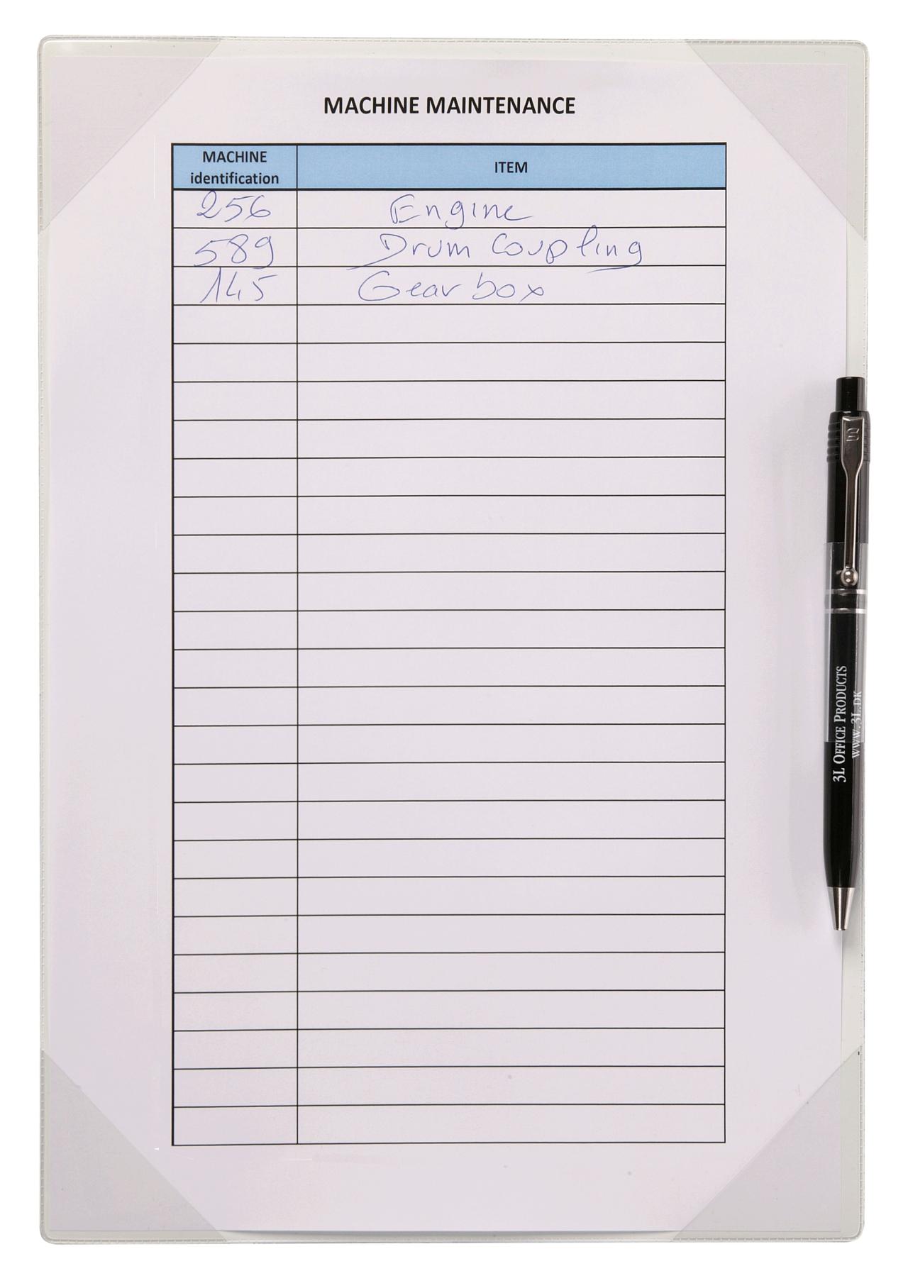 PORTE-COPIES KANG EASY WRITE - ADHÉSIF REPOSITIONNABLE - A4 - TRANSPARENT