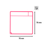 Kit cartes tâches magnétiques pour tableau Scrum, 6 colonnes, cartes S