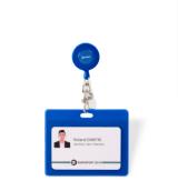 PORTE-BADGES SOUPLE - BLEU