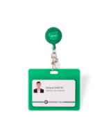 PORTE-BADGES SOUPLE - VERT