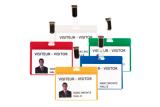 KITS BADGES VISITEURS - PVC - TRANSPARENT