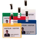 KITS BADGES VISITEURS - PVC - VERT