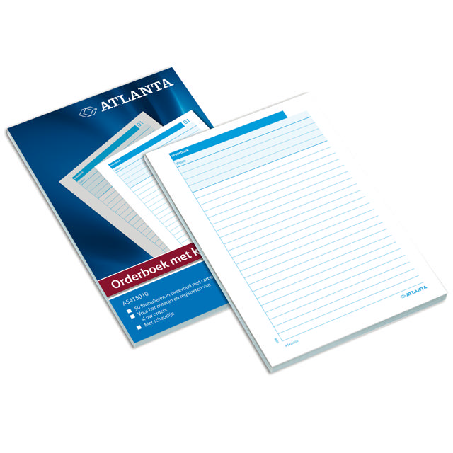 Carnet de suivi des livraisons Atlanta, avec copie carbone, 185 x 110 mm, texte NL, FSC®