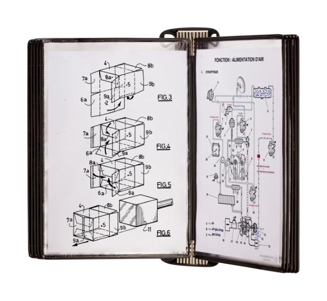 KIT MURAL PRO - A4 - 10 POCHES - NOIR