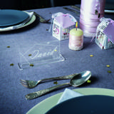 Marque-place de table acrylique à personnaliser, rectangle