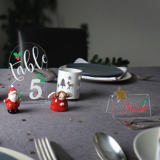 Marque-place de table acrylique à personnaliser avec étoile