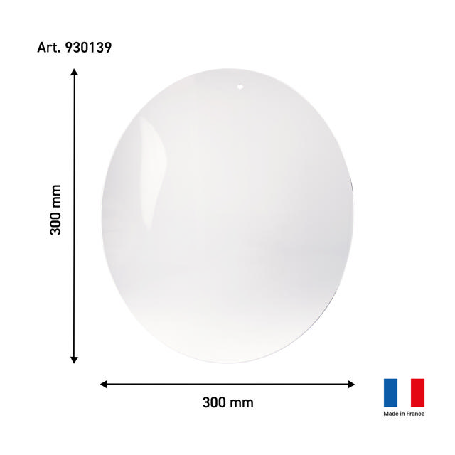 Disque acrylique personnalisable L, 300 mm