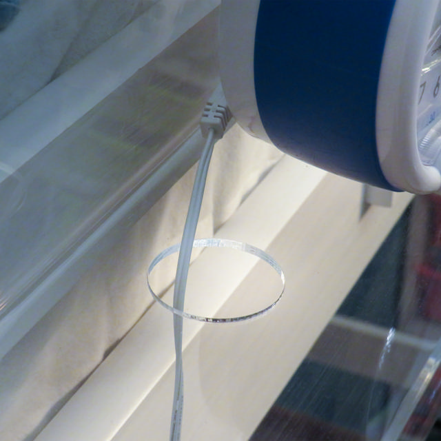 Tablette de chevet suspendue en acrylique, petite
