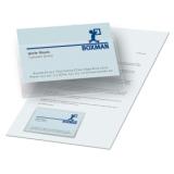 Self-adhesive Business Card Pockets, Long Side Opening