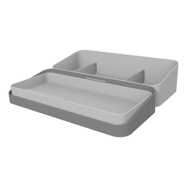 Boite de rangement organisateur de bureau, 80 % recyclé, Blue Angel