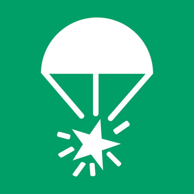Panneau pictogramme Signal lumineux à parachute