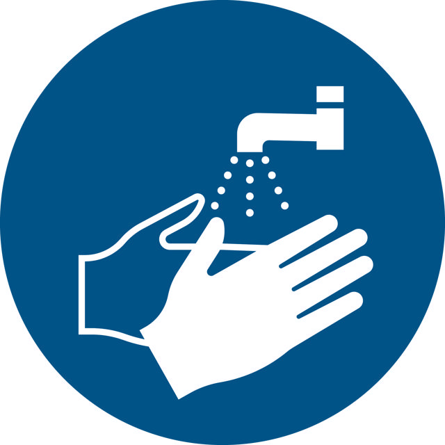 Panneau pictogramme Lavage des mains obligatoire