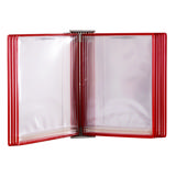 Système de présentation mural inox Tarifold, A4, 10 poches Drypocket