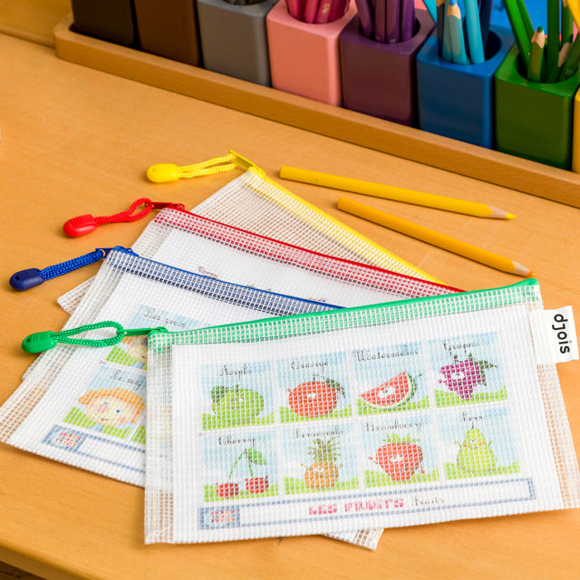 Pochettes renforcées à zip